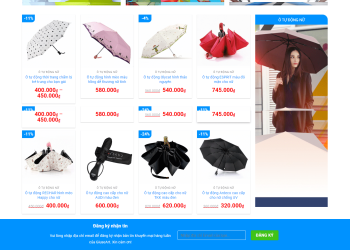 Chia sẻ code website wordpress bán hàng – shop áo mưa