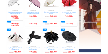 Chia sẻ code website wordpress bán hàng – shop áo mưa