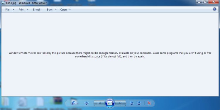 Hướng dẫn sửa lỗi “Windows Photo Viewer can’t display this picture”