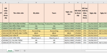 Sử dụng công thức INDEX MATCH trong Microsoft Excel
